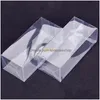 Gift Wrap 200Pcs/Lot Large Rectangar Plastic Transparent Box/Clear Pvc Packaging Box Sample/Gift/Crafts Display Boxes Drop Delivery Dhpqm