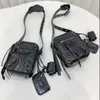 حقائب مصممة Le Cagole Men Women حقائب اليد حقيبة يد أزياء أزياء دراجة نارية حقيقية محفظة جلدية Cross Bag309f