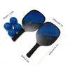 Tennis Rackets Ball Sports Pickleball Paddle Set Pickleball Rackets Ball Set 2 Rackets 4 Pickleball Balls With Caring Bag For Men Women 230307