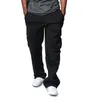 Herrbyxor Anpassad solid last långvarig modetrend Cool Loose DrawString Pockets Oversize Manlig Sport Trouser 230307