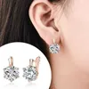 Charm Shuangr AAA CZ Element Stud -oorbellen voor vintage Crystal Earrings Statement Wedding Women G230307