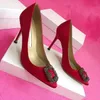 New 23ss Sandals Designer Party Wedding Shoes Bride Women Ladies Fashion brand Dress Pointed Heels Leather Glitter womens high heels