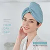 Toalla Magic Waffle Hair Cap Secado rápido para dama Ducha gruesa súper absorbente