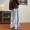 Men's Pants Brown Sweatpants Men Casual Corduroy Pants Spring Autumn Korean Fashion Baggy Trousers Vintage Trend Streetwear Y2K Male Clothes Z0306