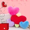 Oreiller Mini peluche mignon coeur jouet pour amoureux enfants amis Festival cadeau doux en peluche rouge solide amour forme jouets