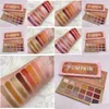 Ögon Shadow Pumpkin 18Colors Eyeshadow Shimmer Matte Christmas 18Color Palette Drop Delivery Health Beauty Makeup Eyes DHCC8