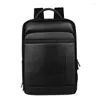 School Bags 2023 Fashion Cow Genuine Leather Men Backpacks Real Natural Student Backpack Boy Large Computer Laptop Bag