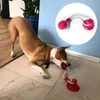 Dog Toys Chews Interactive Suction Cup Push TPR Ball Pet Molar Bite Toy Elastic Rope Tooth Cleaning Chewing Drop Shopping 230307