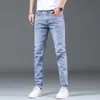 Großhandel- 2024 Frühlings Sommer Slim Fit Herren Jeans Plus Size Hosen Casual Business Denim am besten zum Verkauf Der Preis von 3kc6