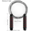 Jump Ropes TangleFree Rapid Speed ​​Ing Cable With Ball Bearings Steel Hopping Gym Fitness Home Operting Slim Body 230307