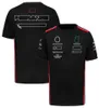 メンズTシャツ2023新しいF1レーシングチームポロシャツTシャツフォーミュラ1ドライバー短袖Tシャツモータースポーツファン特大ジャージーTシャツカスタム