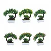 Fleurs décoratives plantes artificielles bononsaï petit arbre pot de faux ornements en pot pour décoration domestique du bureau