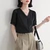 silk puff sleeve blouse