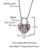 Pendant Necklaces THE BLING KING Broken Heart P O Magnetic Frame 2 Pictures Iced Out Cubic Zirconia Hiphop Jewelry Valentine S Day Gift