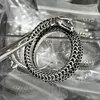 20% off all items 2023 New Luxury High Quality Fashion Jewelry for spirit snake Sterling Silver classic animal zodiac series boutique couple ring