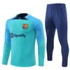 2024 Barcelona Tracksuits Adult boys' leisure training suit jogging TRACKSUIT GRIEZMANN F. DE JONG TRAINING SUIT jacket chandal futbol