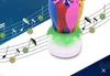 Musical Birthday Cake Candle Lotus Flower Floral Rotating candle Lotus Sparkling Flower Candles Cake Accessory Gift J0307