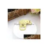 Apriscatole Addgold Bomboniere e regali Lucky Golden Elephant Apribottiglie per vino Consegna a domicilio Giardino di casa Cucina Sala da pranzo Bar Dhjs1