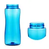 750ml 25oz Sport Water Bottle With Straw Food Grade Plastic Leakproof Bottles Large Capacity Outdoor Sport Travel Camping Bottle RRA