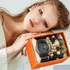 Orologi da polso Orologio da polso di lusso Set Moda Donna Abito da polso Orologi al quarzo casual Relógios Femininos Regalo per donna Fidanzata He