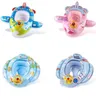 Flotteurs gonflables pour bébé Siège de piscine pour tout-petit Anneau de tube de bateau Pare-soleil pour voiture Sport nautique Piscine Dessin animé Sièges de bain pour enfants portables Jouet aquatique amusant