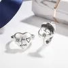 95% de desconto 2023 Novas jóias de moda de alta qualidade de luxo para anel de prata de prata esterlina anel de amor de pássaros de flores para homens e mulheres