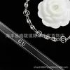 Top designer jewelry Silver Chain Fried Dough Twists Thread Hollow Bracelet Make Old Personalized Men's and Women's Same