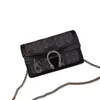 Vintage Leather Chain Shoulder Bag 2023: Classic Luxury Design in Multicolor with Wallet & Box