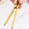 Clip lunghe da 11,5 cm Mascella in acciaio inossidabile Accessori per clip per la conservazione degli alimenti da cucina Clip per sacchetto di chip per impugnatura a tenuta d'aria LX5478