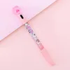 Gelpennen schattige gel pen Korean kawaii grappige briefpapier 05 mm needletype waterpen voor meisjes schoolbenodigdheden 2022 cadeau kantooraccessoires j230306