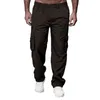 Men's Pants BOLUBAO Men Spring Casual Trousers Solid Color Multi-Pocket Loose Straight Sports Fitness Pants Outdoor Cargo Pants Men 230307