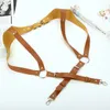 Suspenders Men's Vintage Leather Straps Braces Suspender Men Harness Punk Chest Shoulder Belt Strap Fashion Apparel Accessories 230307