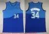 Maglia Antetokounmpo cucita basket cucita bianco nero viola maglie retrò New City Blue Shorts