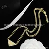 20% off all items 2023 New Luxury High Quality Fashion Jewelry for Necklace women's tassel inverted badge chain hip hop ball with sweet cool style family