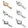 Keychains colhedas 6 estilos coruja Noosa shinestones gengibre snap snap lanyard gancho chave de chave de colar de colar de colar de jóias DRH5GO
