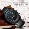 Wristwatches 2023 Relogio Masculino Watches Men Fashion Sport Case Leather Band Watch Quartz Business Wristwatch Reloj Hombre QW018