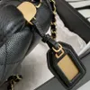 10A Oryginalna jakość prawdziwej skóry Listonosz torba 22 K 20.5 cm lady Flap Torba luksusowy projektant torby Z pudełkiem C144