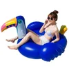 200 cm Giant Flamingo Float Toucan Matras Lounge Water zwevende zwaanblauwe vogel drijvers zwembad Waterbed vlot zwembuis