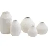 Vases Love Weaving Modern Simple Texture White Porcelain Vase Set Decoration Living Room