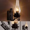 Wall Lamp American Industrial Vintage Fan Light Fixture Home Indoor Dinnig Room Foyer Restaurant Lamps Cafes Pub Bar E27