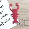 Crawfish aluminium bieropener met sleutelhanger voor keuken, bar of restaurantinventaris Groothandel J0307