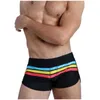 2021 Сексуальные полосы мужчин купания купальники мужчина мужские шорты для плавания для плавания мужские падки плавающие трусы пляжный серфинг костюм W0306