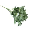 Decoratieve bloemen 1 stks zijde paardenbloembloemboeketten nepplastic kunstmatig voor feest bruiloft groen decor groothandel