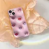 3D Love Girl Heart Cartoon Cam Telefon Kılıfları İPhone 14 Pro Maks Plus iPhone14 13 12 11 Şok geçirmez kamera lens koruyucu TPU Yumuşak Arka Kapak