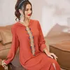 Vêtements ethniques Islam Abaya Femme Abayat Ramadan Musulman Dimond Robe Mode Ouvert Abayas pour femmes Dubaï 2023 Turquie Islamique Kaftan