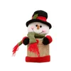 Decorações de Natal 2023 Candy Jar Bottle Santa Snowman Padrão Cute Bag Box Presente para Chirldren Desktop Pingente