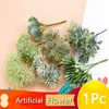 Dekorative Blumen 1PC Simulation Künstliche Blume Kunststoff Pflanze Gefälschte Halten Girlande Material DIY Zubehör Dekor