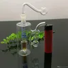 Accessoires pour fumeurs Plat Hulu externe pot de cigarette en verre de soie Bongs en gros Tuyaux de brûleur à mazout