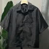 디자이너 여름 T 셔츠 남성 탑 편지 인쇄 디자이너 셔츠 여성 의류 소매 검은 티 크기 S-XXL 짧은 슬리브로 인쇄 된 더블 코튼 PDD 드레스 셔츠 22