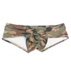 Caleçon Homme Respirant Camouflage Taille Basse Sous-Vêtements Boxers Shorts Petit Boxer